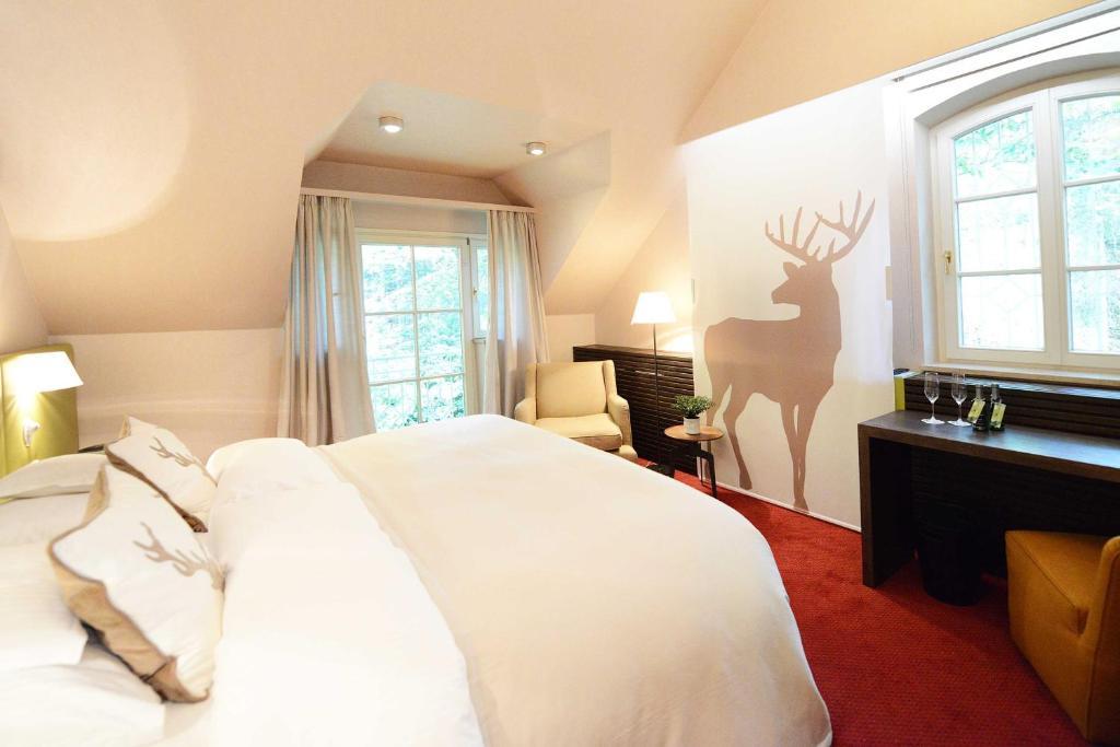 Romantik Hotel Jagdhaus Waldfrieden Bilsen الغرفة الصورة
